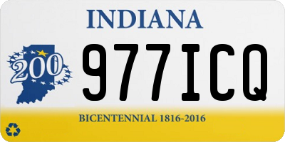 IN license plate 977ICQ