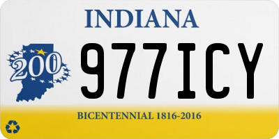 IN license plate 977ICY