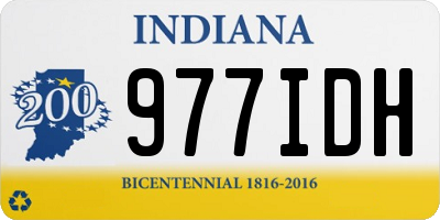 IN license plate 977IDH
