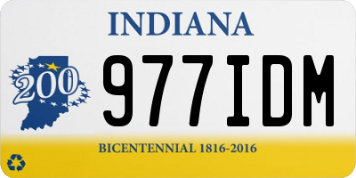 IN license plate 977IDM