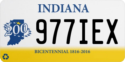 IN license plate 977IEX