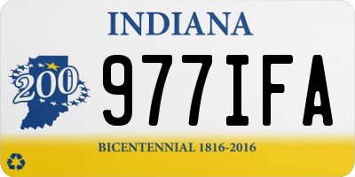 IN license plate 977IFA