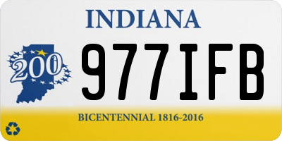 IN license plate 977IFB