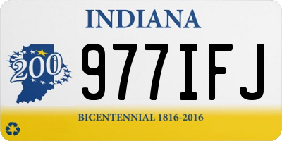 IN license plate 977IFJ