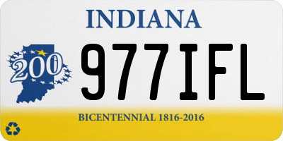 IN license plate 977IFL