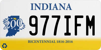 IN license plate 977IFM