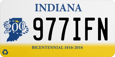 IN license plate 977IFN