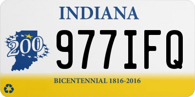 IN license plate 977IFQ