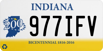 IN license plate 977IFV