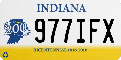 IN license plate 977IFX
