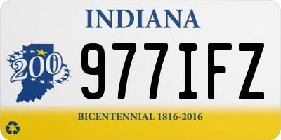 IN license plate 977IFZ