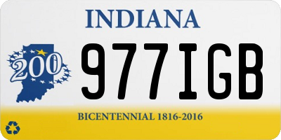 IN license plate 977IGB
