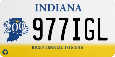 IN license plate 977IGL