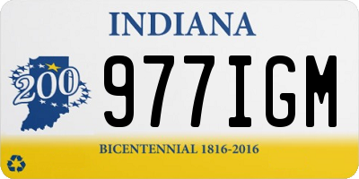 IN license plate 977IGM