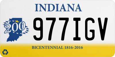 IN license plate 977IGV