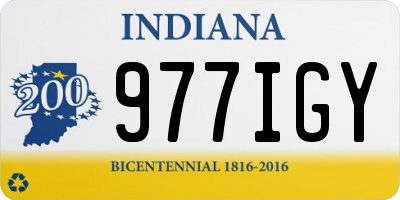 IN license plate 977IGY