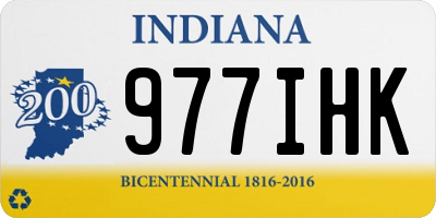 IN license plate 977IHK