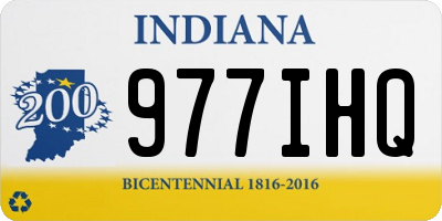 IN license plate 977IHQ