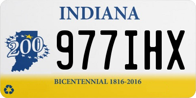 IN license plate 977IHX