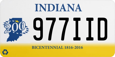 IN license plate 977IID