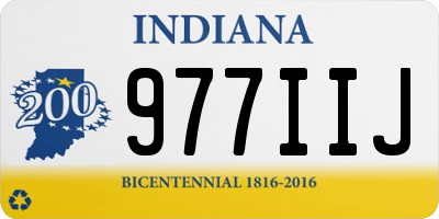 IN license plate 977IIJ