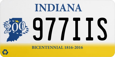IN license plate 977IIS