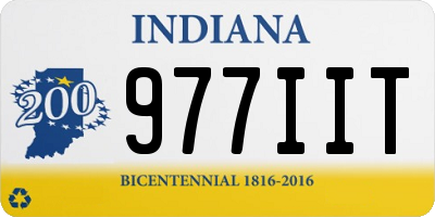 IN license plate 977IIT