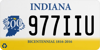 IN license plate 977IIU