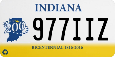 IN license plate 977IIZ