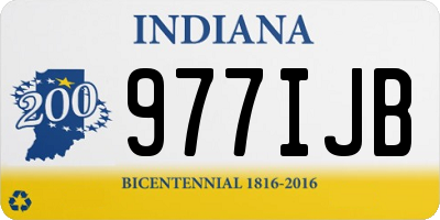 IN license plate 977IJB