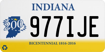 IN license plate 977IJE