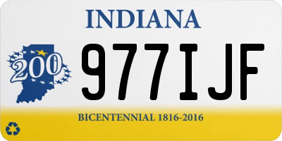 IN license plate 977IJF