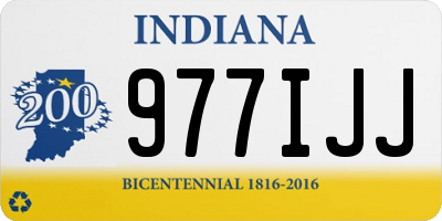 IN license plate 977IJJ