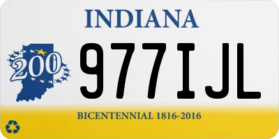 IN license plate 977IJL