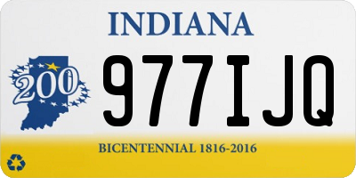 IN license plate 977IJQ