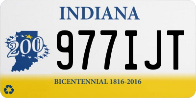 IN license plate 977IJT