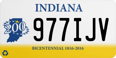 IN license plate 977IJV