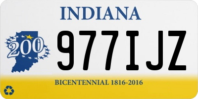 IN license plate 977IJZ
