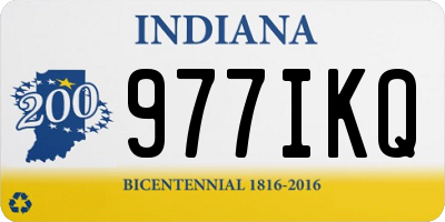 IN license plate 977IKQ