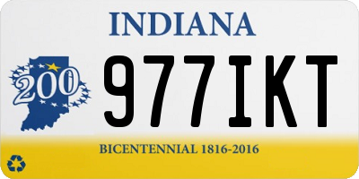 IN license plate 977IKT