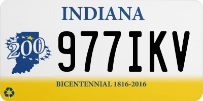 IN license plate 977IKV