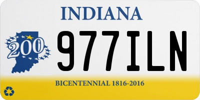 IN license plate 977ILN
