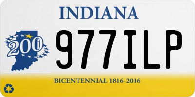 IN license plate 977ILP
