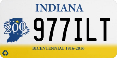 IN license plate 977ILT