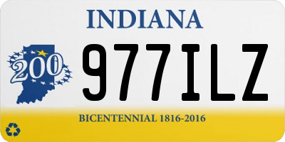 IN license plate 977ILZ