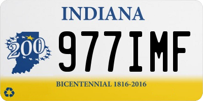 IN license plate 977IMF