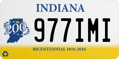 IN license plate 977IMI