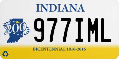 IN license plate 977IML