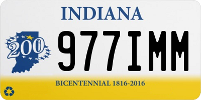 IN license plate 977IMM