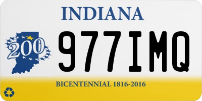IN license plate 977IMQ